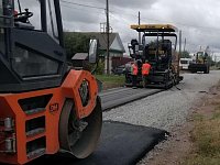 Завершается ремонт дороги по улице Горной в Романовке