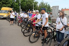 В районе стартовал традиционный велопробег