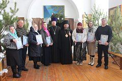 В Рождественский сочельник состоялась архиерейская служба