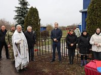 Жители поселка Алексеевский простились с военнослужащим