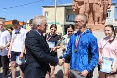 Легкоатлетическая эстафета «Кубок Победы» прошла по улицам райцентра