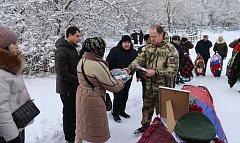 Жители села Бобылевка простились с бойцом