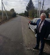 Завершен ремонт дороги на улице Гагарина