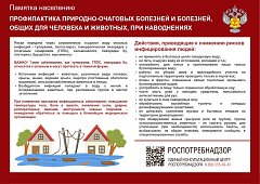 Профилактика природно-очаговых инфекций при паводке и наводнениях