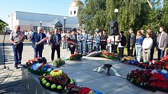 В Романовке состоялся митинг ко Дню памяти и скорби