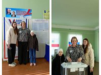 Семьи участников СВО голосуют на выборах 