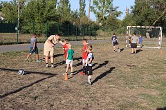 Состоялось торжественное открытие новой спортплощадки в парке имени А.И. Романенко