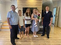 В Романовке поздравили семью сотрудника органов внутренних дел
