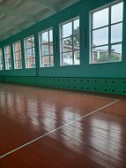Ремонт спортивного зала в Краснолиманской школе