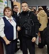 Учащиеся Романовской СОШ в рамках профориентации посетили отдел полиции