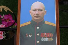 Жители села Мордовский Карай простились с земляком – бойцом СВО