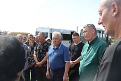 Жители села Бобылевка простились с А.И. Белоголовцевым