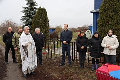 Жители поселка Алексеевский простились с военнослужащим