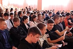 Состоялась встреча с учащимися Романовской школы