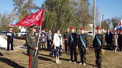 Копия Знамени Победы вручена Большекарайской школе