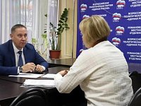 Депутат Госдумы Сергей Гладков провел прием в Романовке