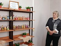 В КЦСОН прошла выставка работ «серебряного» волонтера