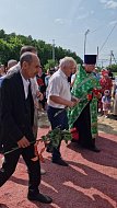 Установлен и освящен крест в память о погибших бойцах спецоперации