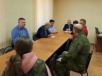 Глава района провел личный прием участников специальной военной операции и членов их семей