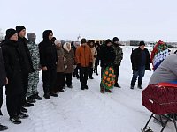 Жители села Усть-Щербедино простились с бойцом СВО