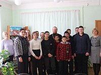 Обучающиеся школы открыли православную книгу
