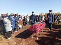 Романовцы простились с погибшим бойцом СВО