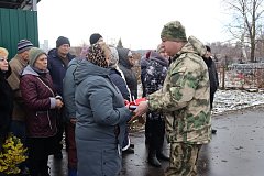 Жители Романовки простились с бойцом СВО