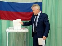 Глава муниципального района А.И. Щербаков принял участие в голосовании