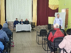 В поселках Алексеевский и Памятка прошли собрания граждан