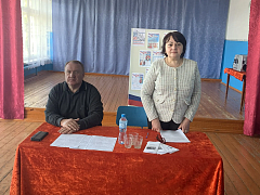 В селах М-Щербедино и Усть-Щербедино отчитались о работе