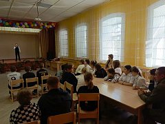 В ДПиШ состоялась встреча с участником СВО