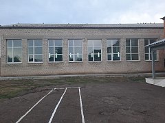 Ремонт спортивного зала в Краснолиманской школе