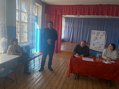 В селах М-Щербедино и Усть-Щербедино отчитались о работе