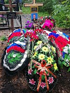 Жители села Большой Карай простились с воином