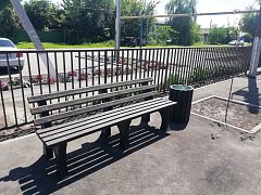 В Романовке завершен ремонт общественной территории