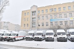 В Саратовской области автопарк скорой помощи обновился на 18 машин, оснащенных современным оборудованием