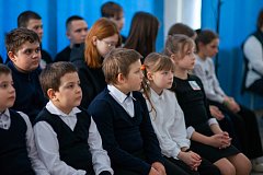 В «Точке роста» школы поселка Красноармейский открыли Год единства народов России