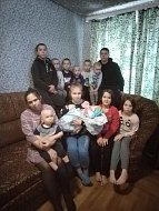 В многодетной семье из Подгорного родился 12-й ребенок