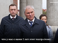 Володин о здании Театра оперы и балета: давайте искать решения, чтобы приступить к работам и до конца 2027 года их завершить