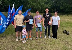 Спортивный праздник состоялся в «зеленой зоне» райцентра
