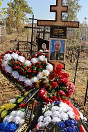 Жители поселка Красноармейский простились с бойцом СВО