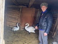 Пенсионер из Подгорного помог птицам перезимовать