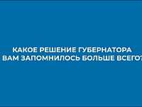 Жители оценили работу губернатора области за два года